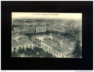 ALGERIE BLIDA VUE GENERALE PRISE DE L EGLISE
