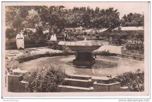 BLIDA LE JARDIN DU MARECHAL JOFFRE belle cpsm animée circulée en 1946 bon état voir scans