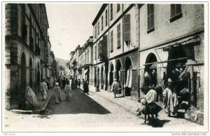 ALGERIE - BLIDA -  RUE D' ALGER   CARTE PHOTO