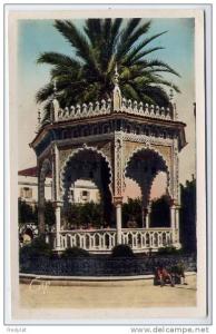 BLIDA EN ALGERIE LE KOSQUE DE LA PLACE D´ARMES CARTE CIRCULEE