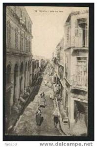 BLIDA RUE DU BEY ANIMATION CARTE NON ECRITE