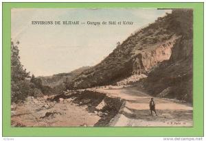 Environs de Blidah  gorges de Sidi el Kébir *