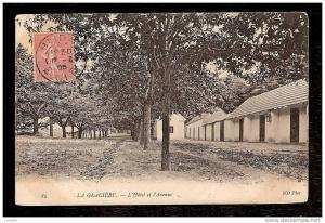 CPA ANCIENNE - ALGÉRIE  BLIDA - LA GLACIERE  L'HOTEL ET L'AVENUE-