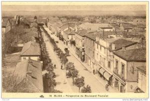 CPA - Blida - Perspective du Boulevard Trumelet