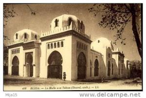 AFRIQUE .ALGERIE. BLIDA. LA HALLE AUX TABACS