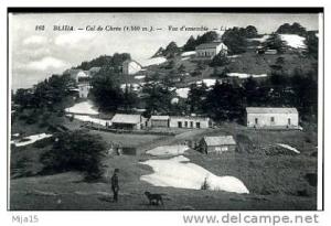 ALGERIE. BLIDA. COL DE CHREA.