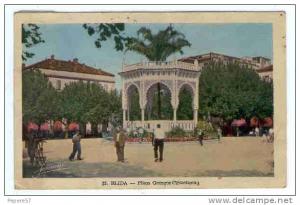 Blida , Algérie , Place Georges Clémenceau