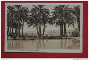 cpa Biskra Bords de l'Oued