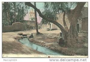 ALGERIE / CARTE POSTALE colorisée / CPA N° 195 = BISKRA = SIDI ABD EL MOUMEN