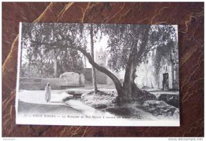 CPA--GG-- ALGERIE - VIEUX BISKRA - la mosquee de sidi maleck  (provenance d un carnet)