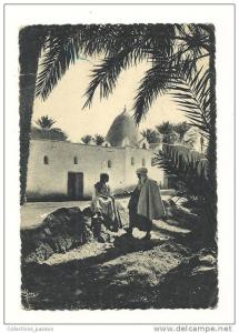 cp, Algérie, Biskra, Sidi Lhassen, voyagée 1943
