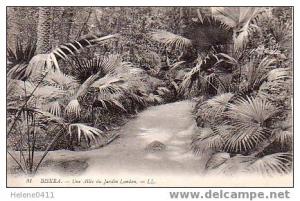 CPA BISKRA - UNE ALLEE DU JARDIN LANDON