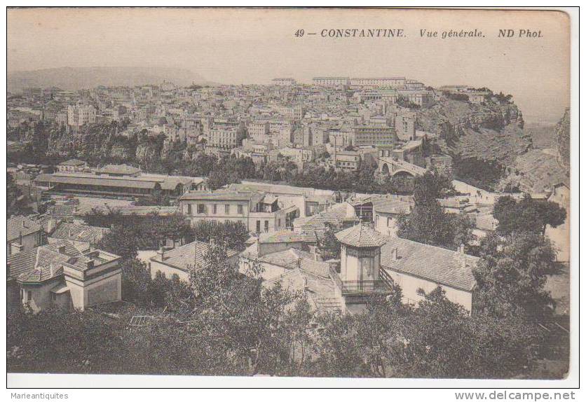 CPA - CONSTANTINE - vue générale