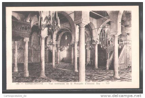 CPA Constantine, Vue interieure de la Mosquee d'Ahmed Bey