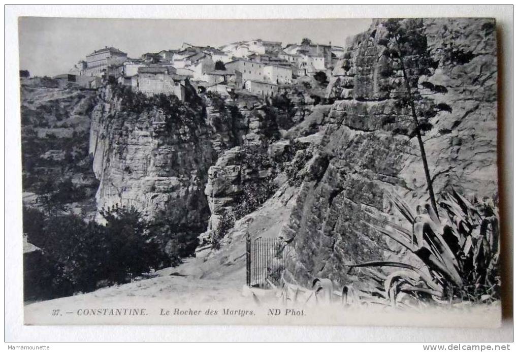 Algérie - CP N° 661G - Constantine, Le Rocher des Martyrs - CPA/N