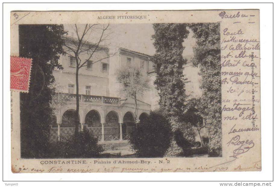 Cpa   CONSTANTINE ; Palais d Hahmed - Bey - N°2