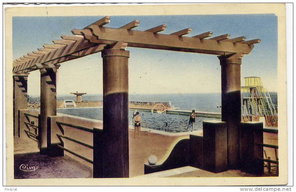 PHILEPPEVILLE  CONSTANTINE  LA PISCINE JEANNE D´ARC CARTE AYANT CIRCULEE