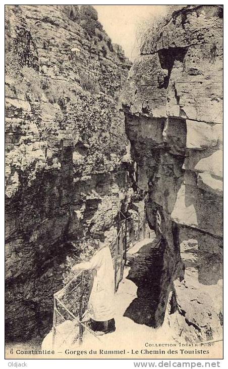 ALGERIE - CONSTANTINE Gorges du Rummel Le chemin des Touristes