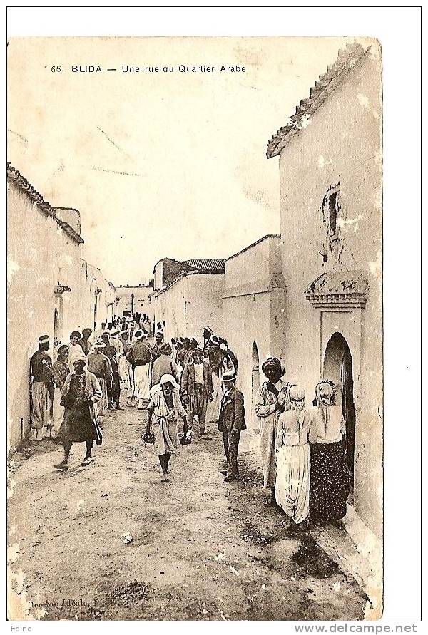 BLIDA une rue au quartier Arabe - MAUVAIS ETAT