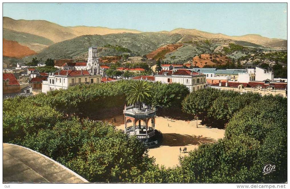 ALGERIE  - BLIDA Vue sur la PLace d´Armes vers l´Atlas- PRIX FIXE -