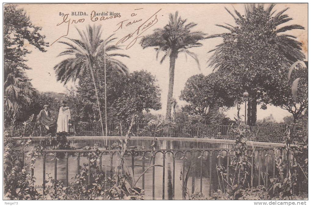 cpa de BLIDA  - le jardin Bizot