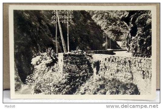 cpsm Blida  Algérie  - les Gorges de la Chiffa -