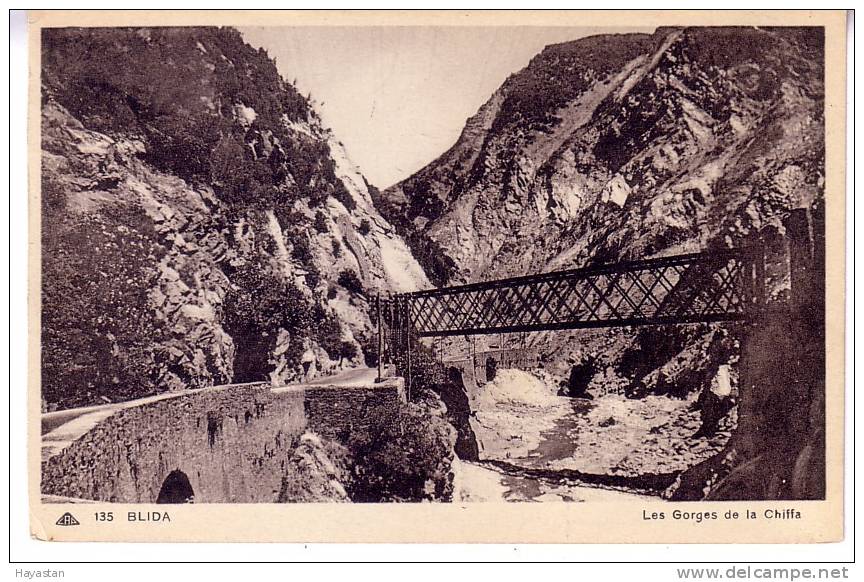 BLIDA -  GORGES DE LA CHIFFA