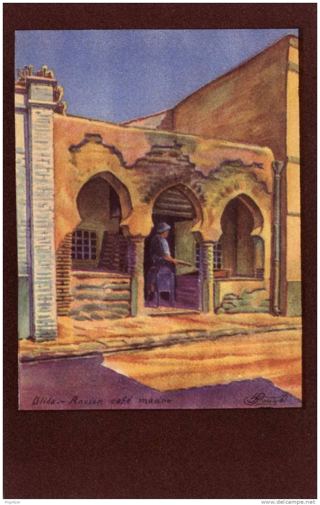 ALGERIE / ALGERIEN   Blida  ...cafe maure