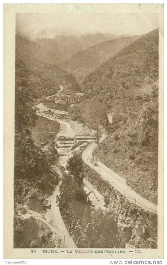 Algérie, Blida, la vallée des moulins