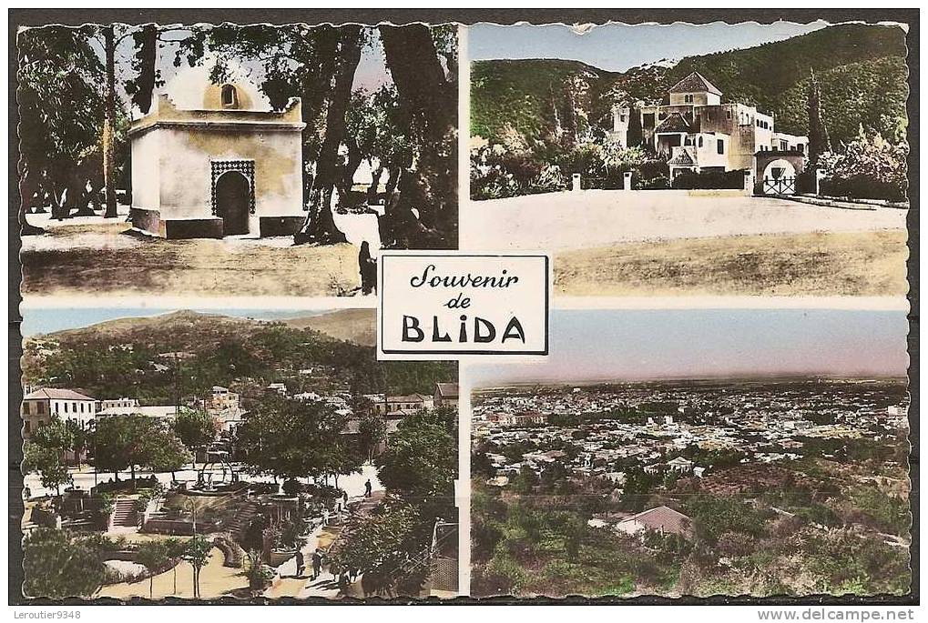 cpsm BLIDA (ALGERIE) multivues   (bon etat)