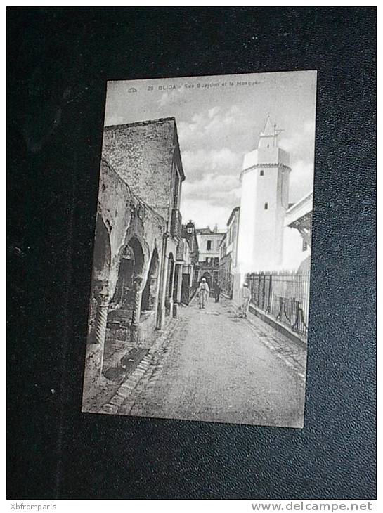 BLIDA  RUE GUSYDON ET LA MOSQUEE