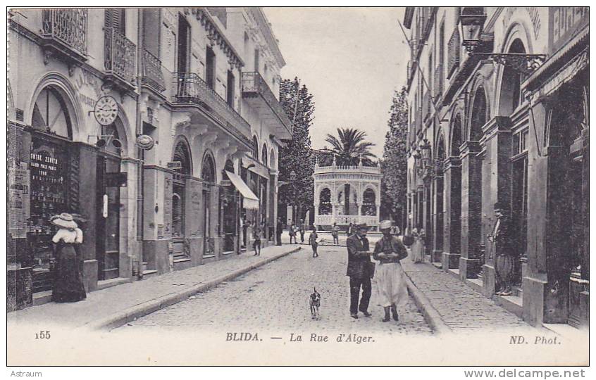 cpa-alg-blida--la rue d´Alger-animée