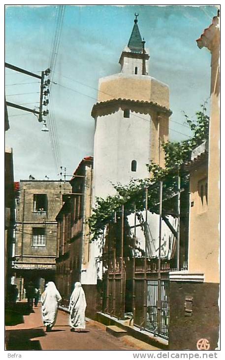 CPA         Blida  la Mosquée    envoyée en 1961          Animée        G-259
