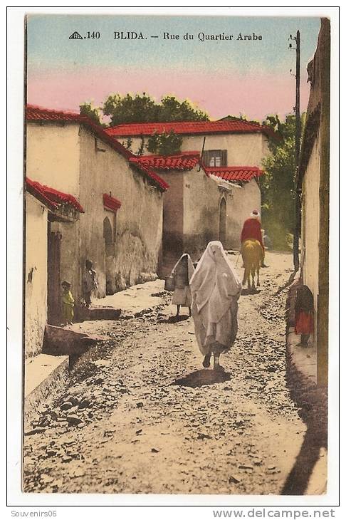 blida  - rue du quartier arabe