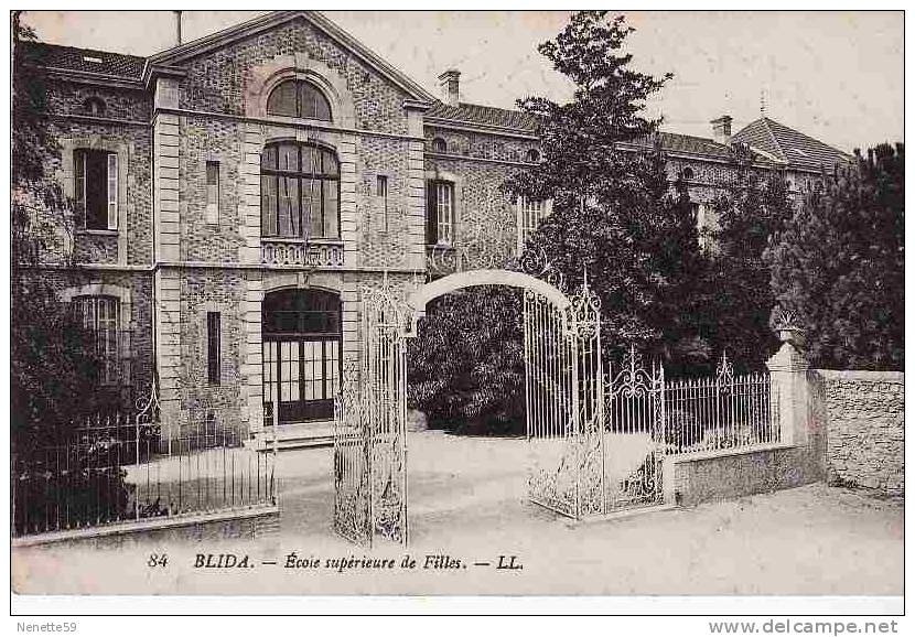 BLIDA Ecole Supérieure de Filles années 1920