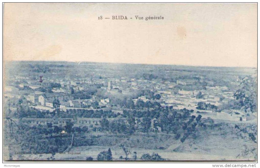 ALGERIE - BLIDA - Vue générale
