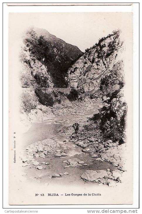 Algerie BLIDA GORGES de la CHIFFA CPA 1900s Collection Ideale PS N°13 Algeria Algerien Argelia