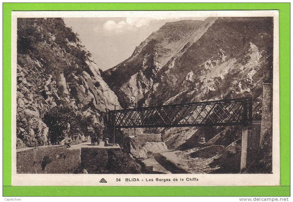 BLIDA - LES GORGES DE LA CHIFFA