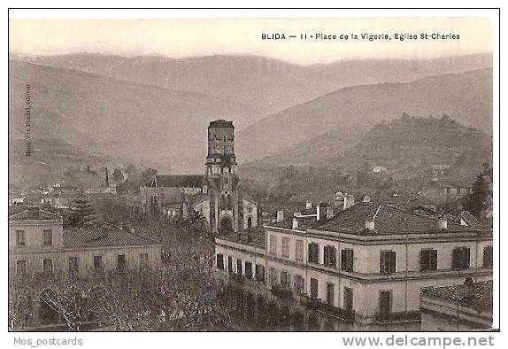 Algeria - Blida - Place De La Vigerie, Eglise St-Charles   PM713