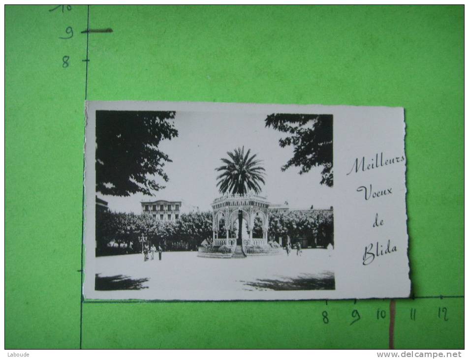 11 ) meilleurs voeux de  blida     dentelee  kiosque 6,5 x10,8  cm