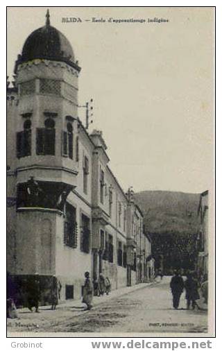 ALGERIE BLIDA ECOLE d´ APPRENTISSAGE INDIGENE TRES ANIMEE NEUVE