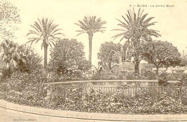 CPA - Blida - Jardin Bizot