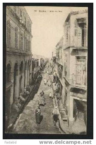 BLIDA RUE DU BEY ANIMATION CARTE NON ECRITE