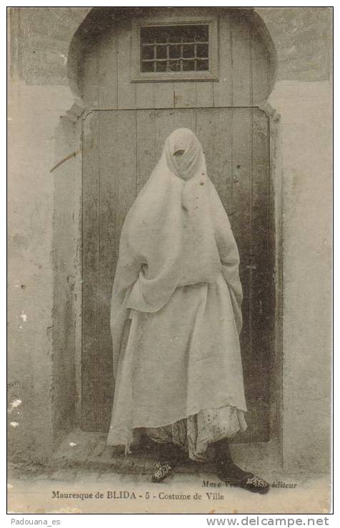 *AA495///ALGERIE/// BLIDA COSTUME DE VILLE