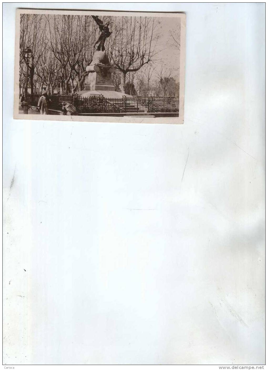 CP BLIDA  EN 1932, MONUMENT AUX MORTS PLACE D ALGER