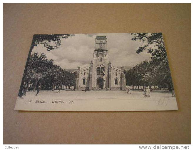 CPA BLIDA L'église LL 8