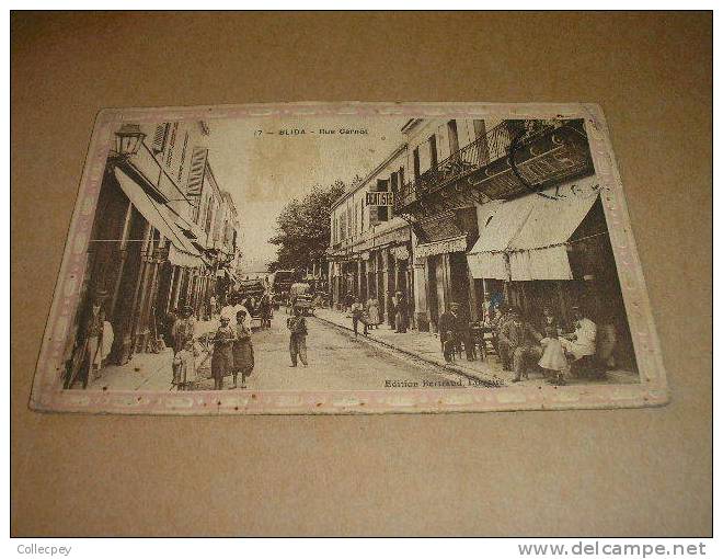 CPA ALGERIE BLIDA  Blida animée rue Carnot état