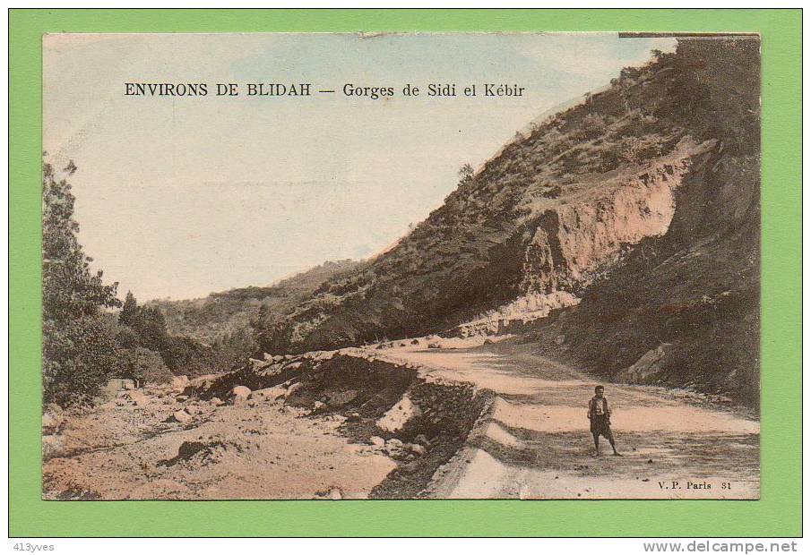 Environs de Blidah  gorges de Sidi el Kébir *