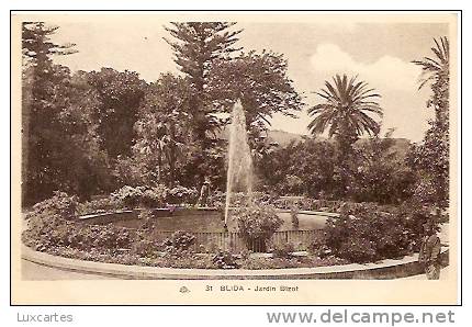 31. BLIDA . JARDIN BIZOT.