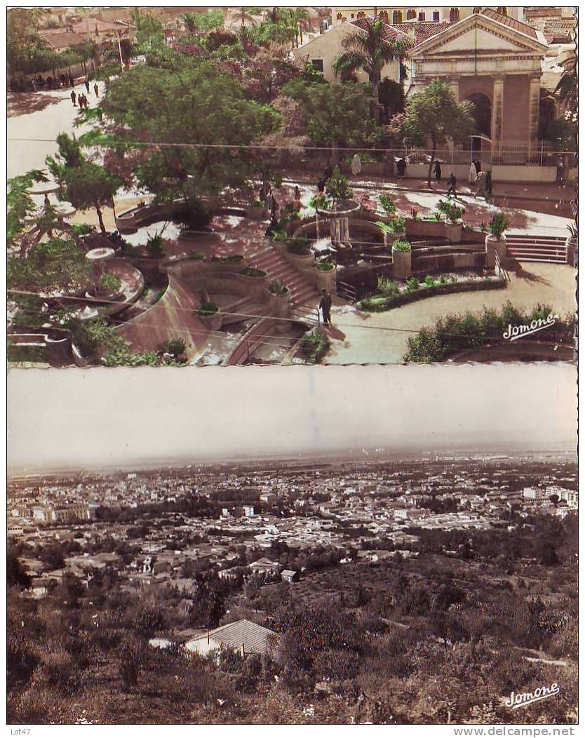 2 CPA - blida - algérie - (ref 1457)